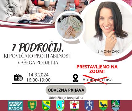 Prestavljeno na Zoom!